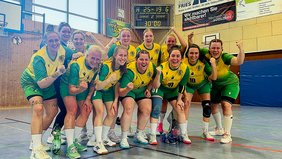 Zum letzten Mal die Siegerfaust: Mit einem Sieg über Meister TG RE Schwelm haben sich die Eintracht-Frauen aus einer starken Saison verabschiedet.